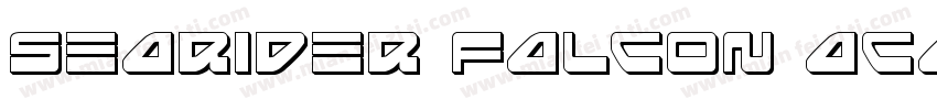 Searider Falcon Academy字体转换